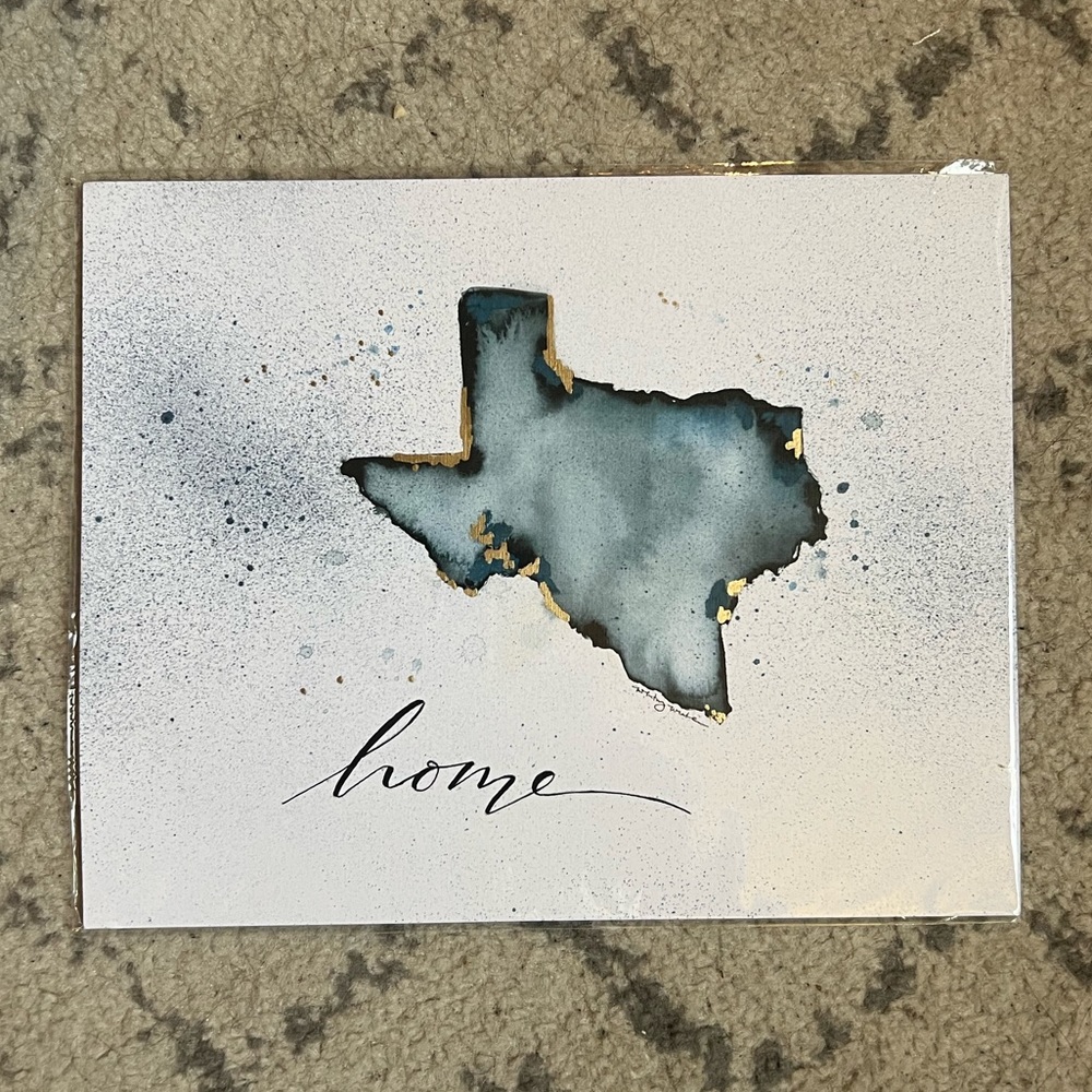 Texas Home Print